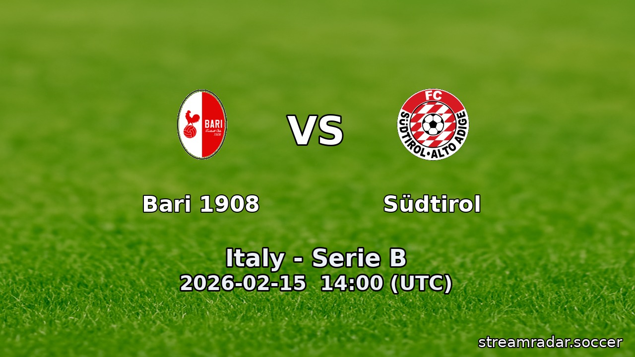 Bari 1908 vs Südtirol