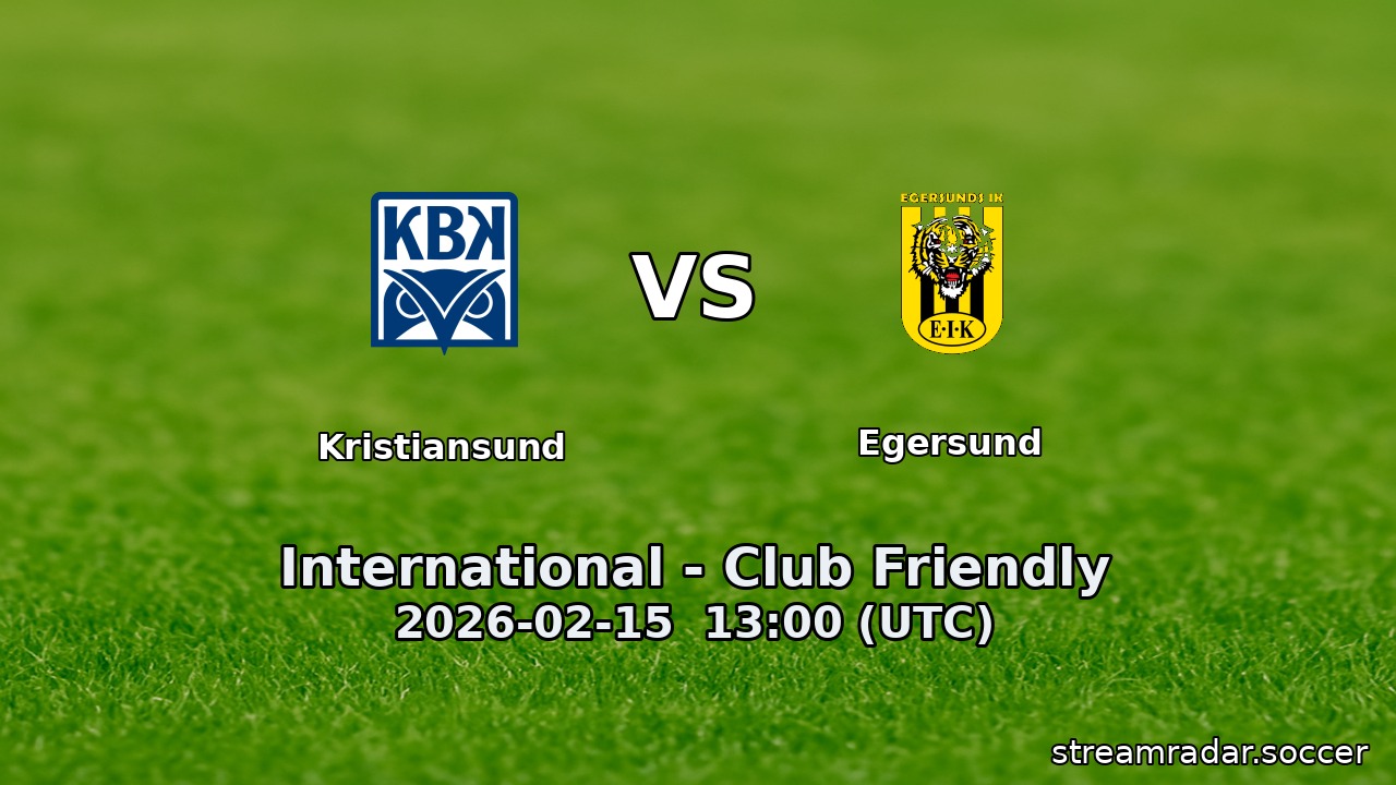 Kristiansund vs Egersund