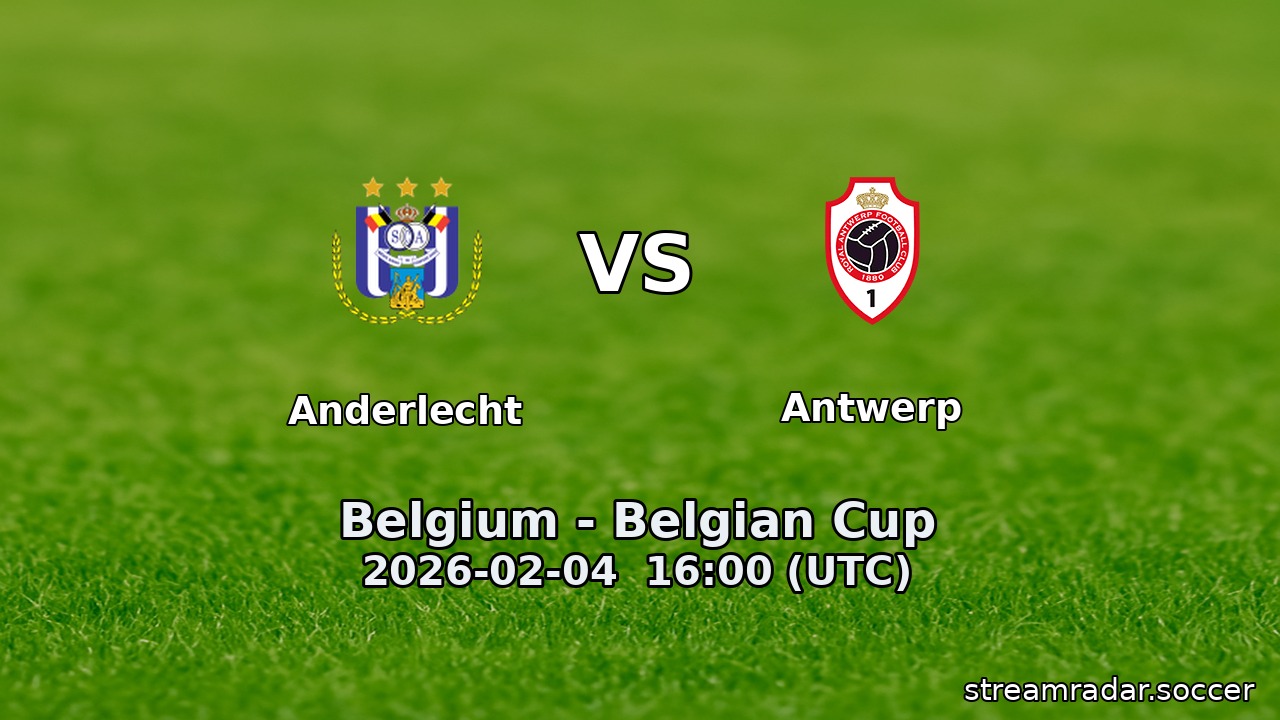 Anderlecht vs Antwerp