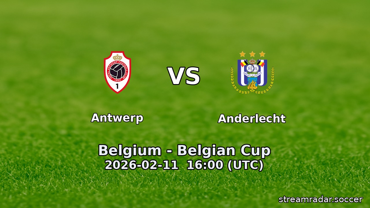 Antwerp vs Anderlecht