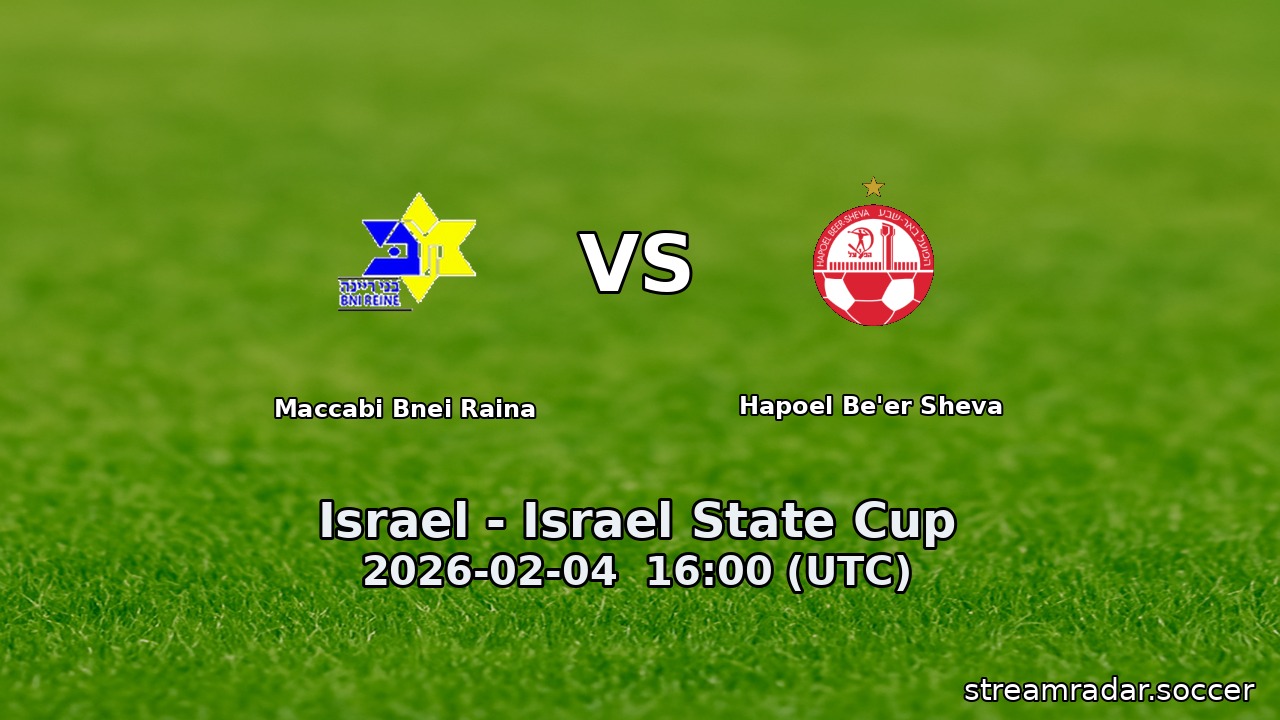 Maccabi Bnei Raina vs Hapoel Be'er Sheva