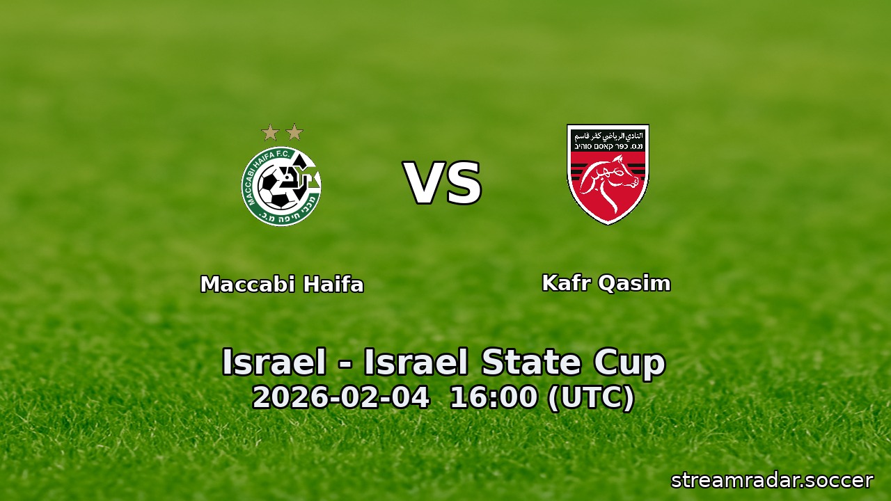 Maccabi Haifa vs Kafr Qasim