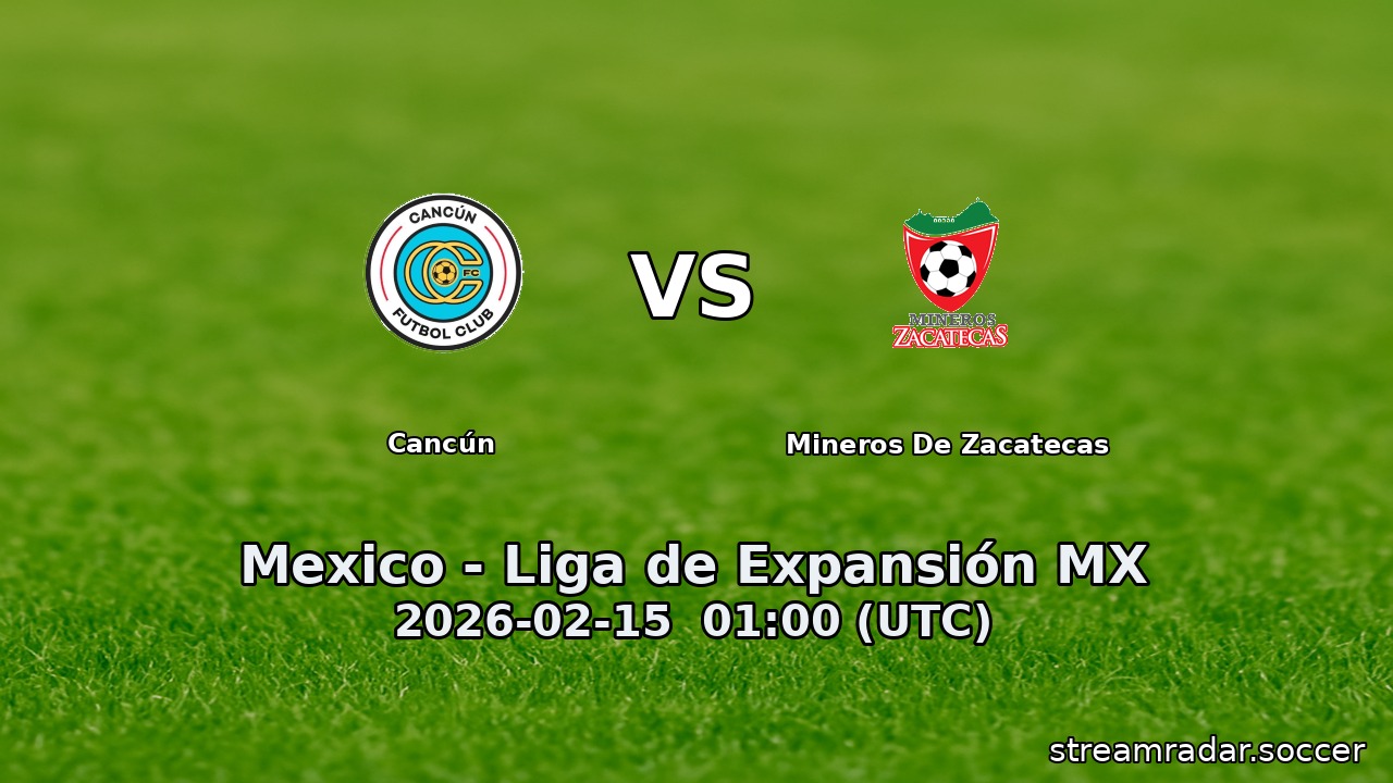 Cancún vs Mineros De Zacatecas