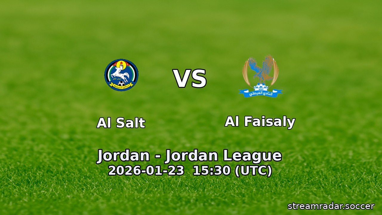 Al Salt vs Al Faisaly