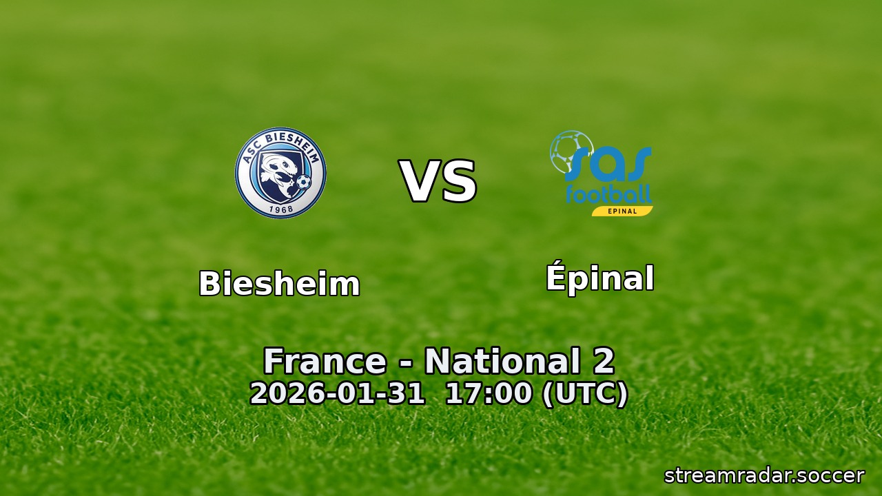 Biesheim vs Épinal