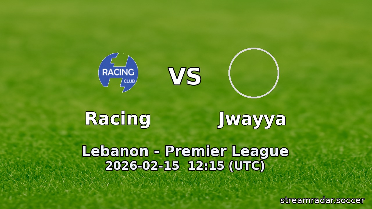 Racing vs Jwayya