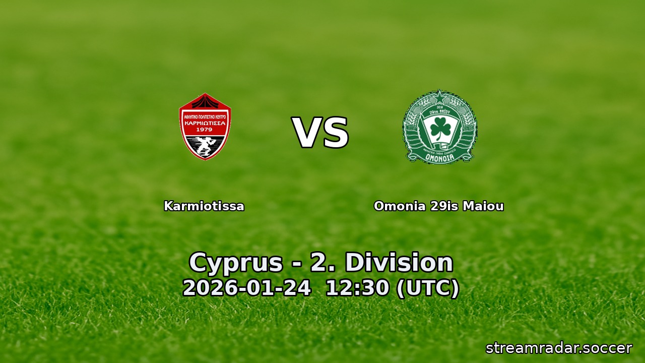 Karmiotissa vs Omonia 29is Maiou