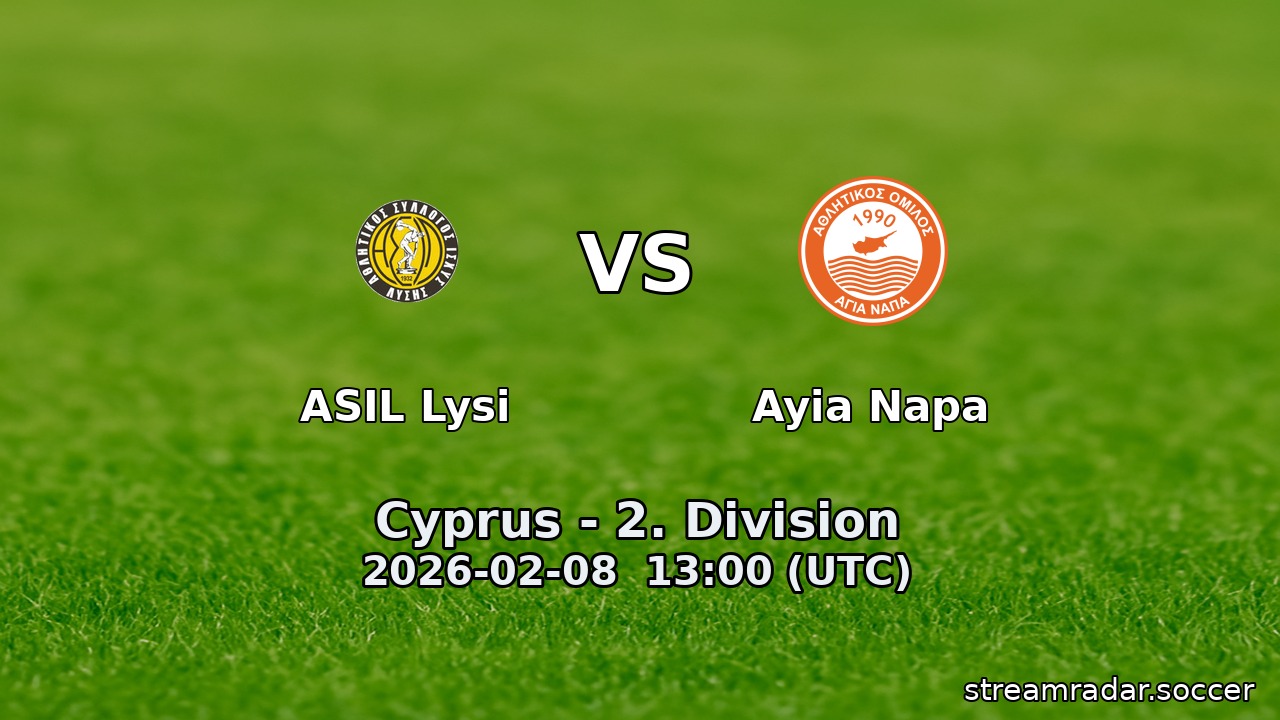 ASIL Lysi vs Ayia Napa