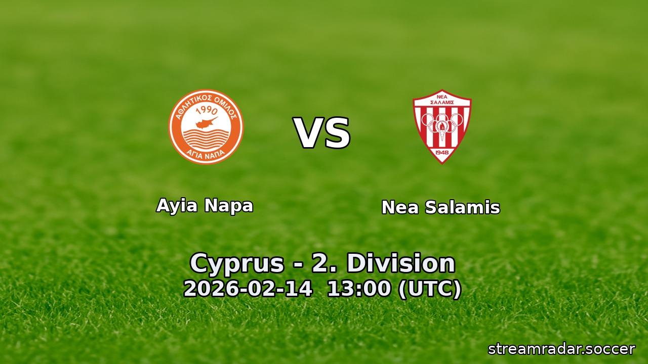 Ayia Napa vs Nea Salamis