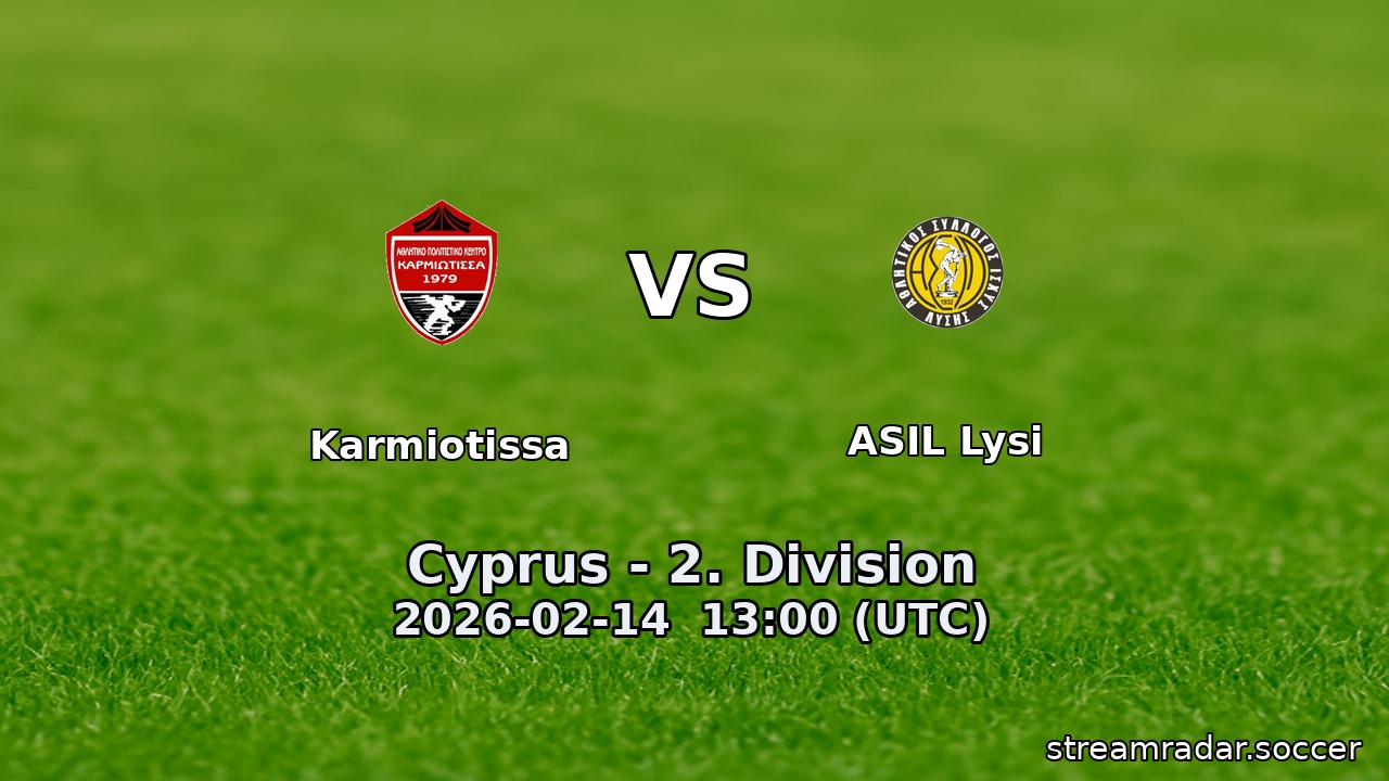 Karmiotissa vs ASIL Lysi