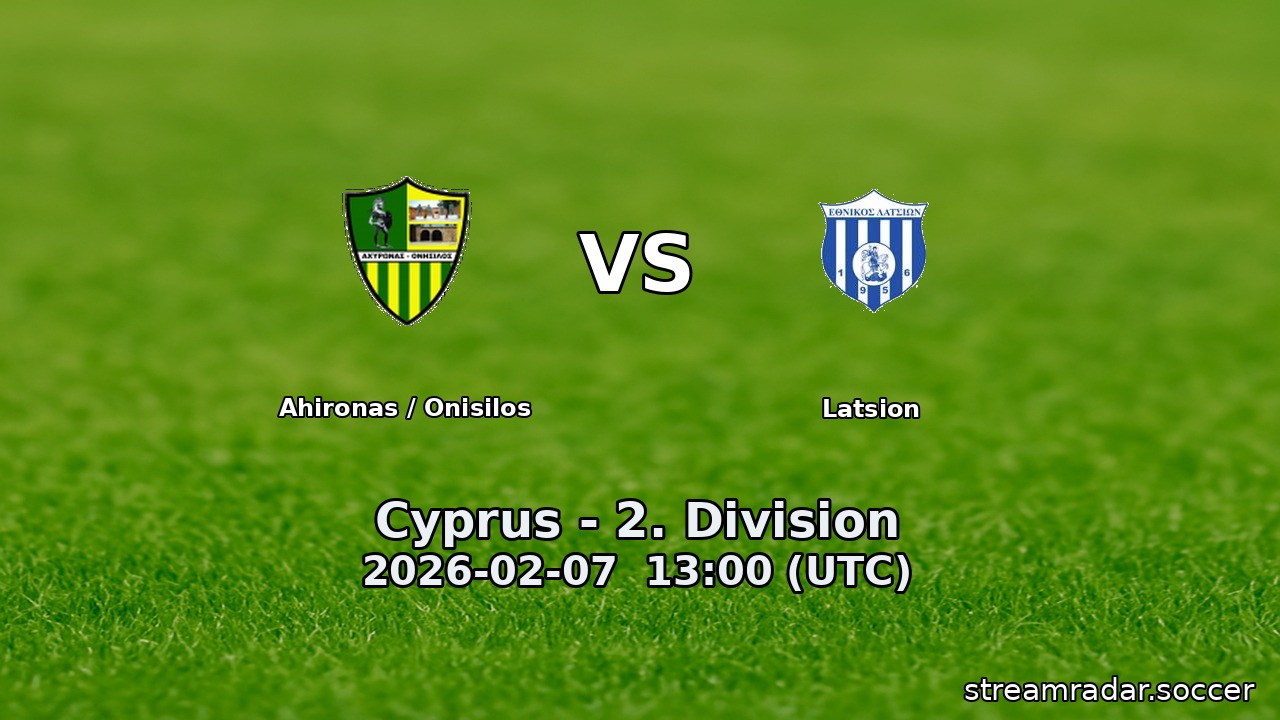 Ahironas / Onisilos vs Latsion