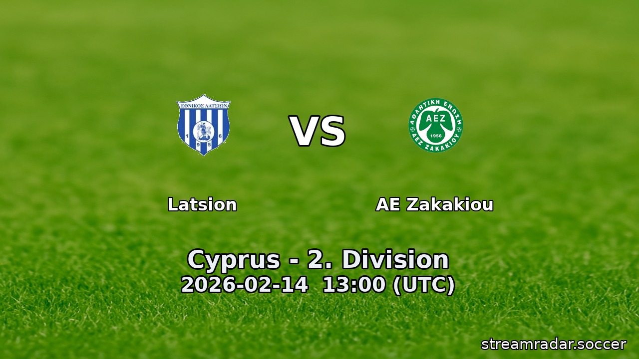 Latsion vs AE Zakakiou