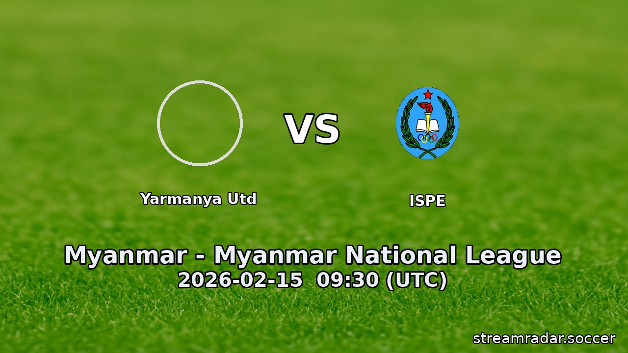 Yarmanya Utd vs ISPE