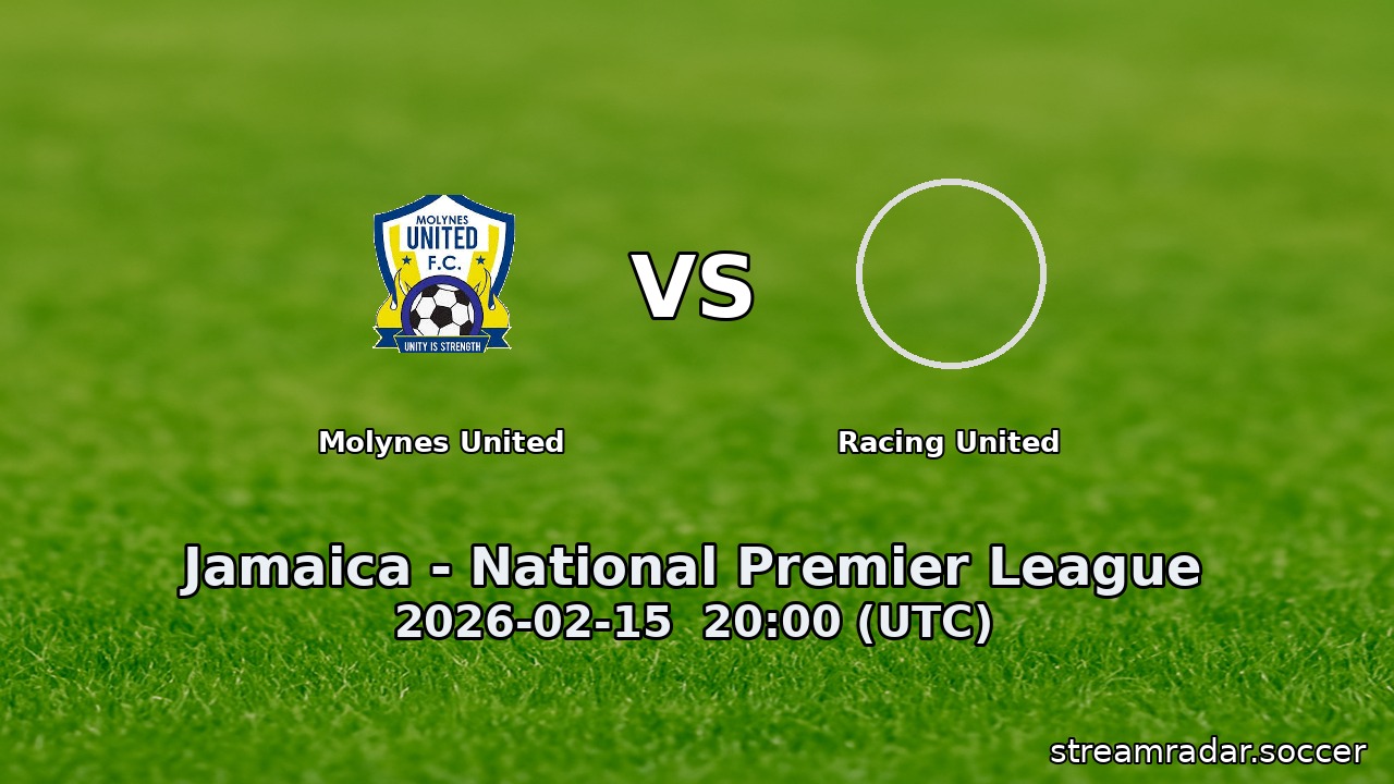 Molynes United vs Racing United