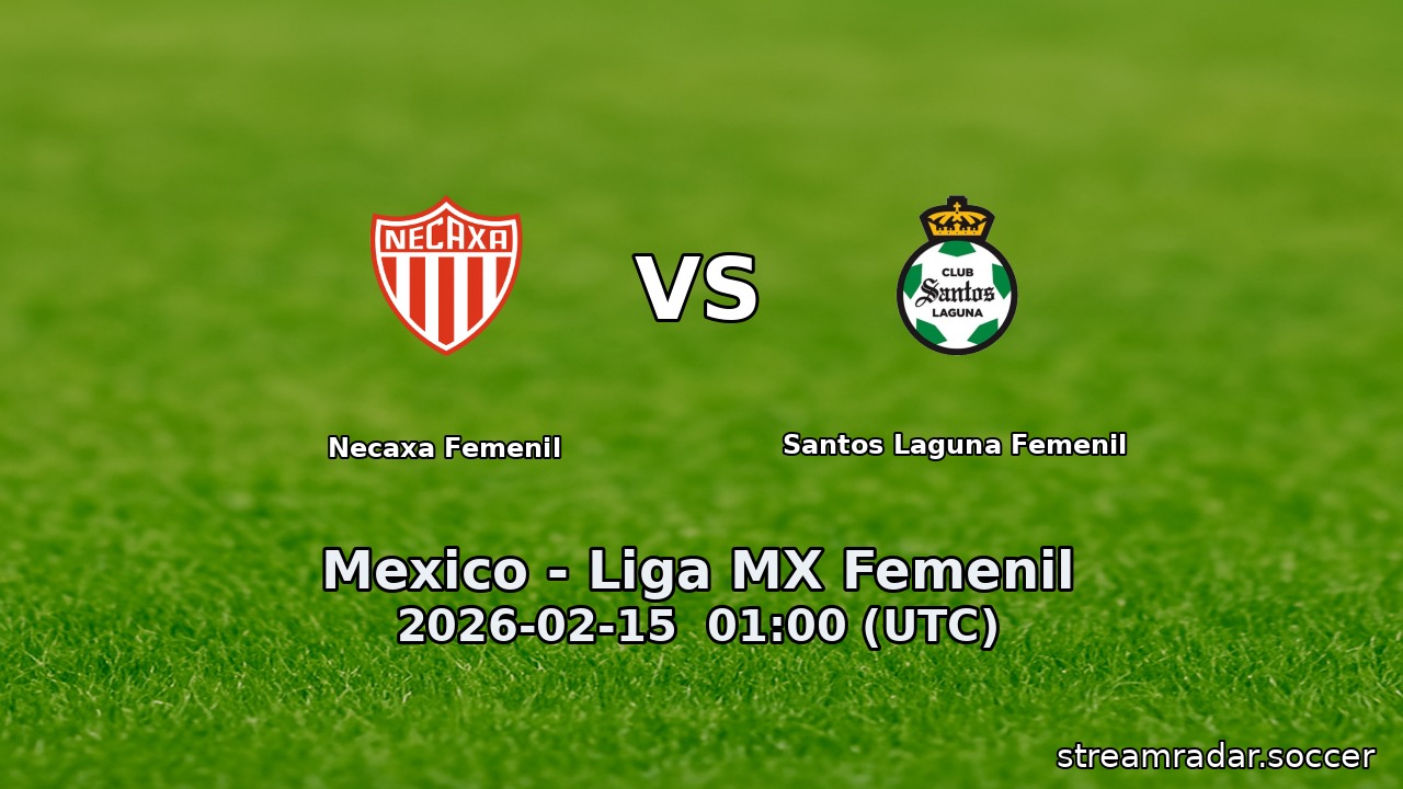 Necaxa Femenil vs Santos Laguna Femenil
