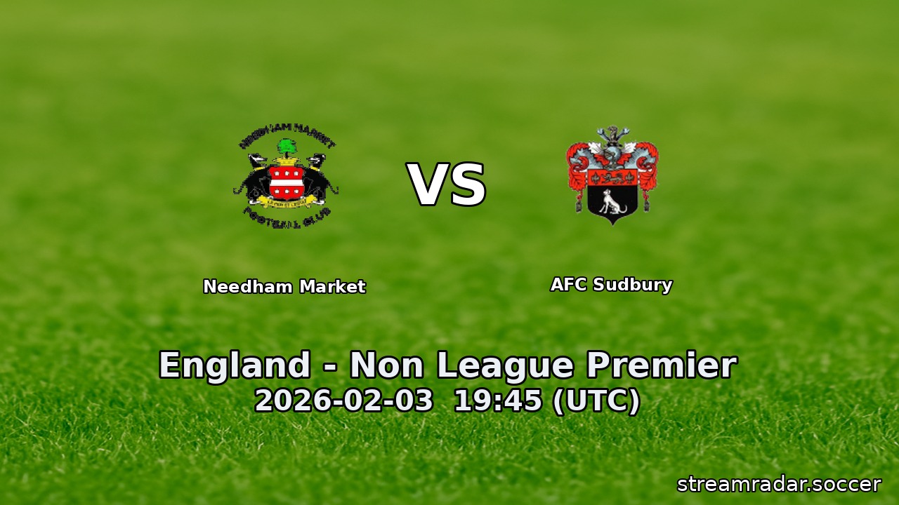 Needham Market vs AFC Sudbury