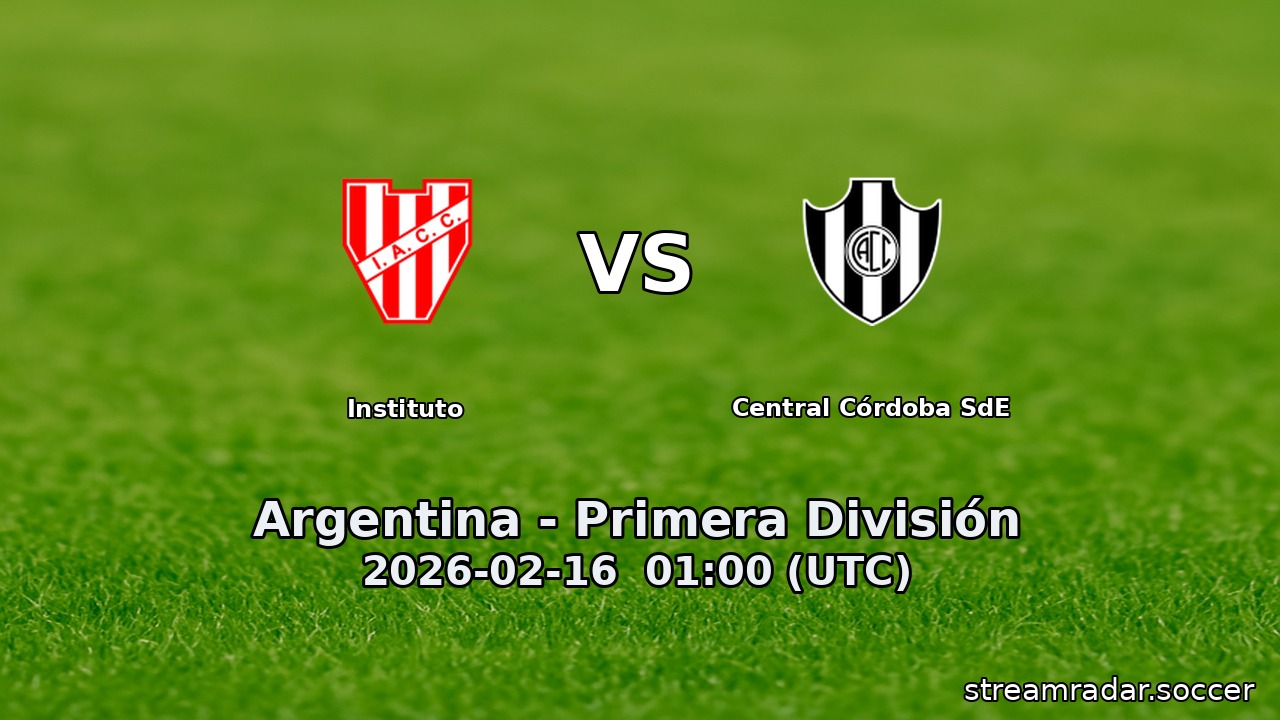 Instituto vs Central Córdoba SdE