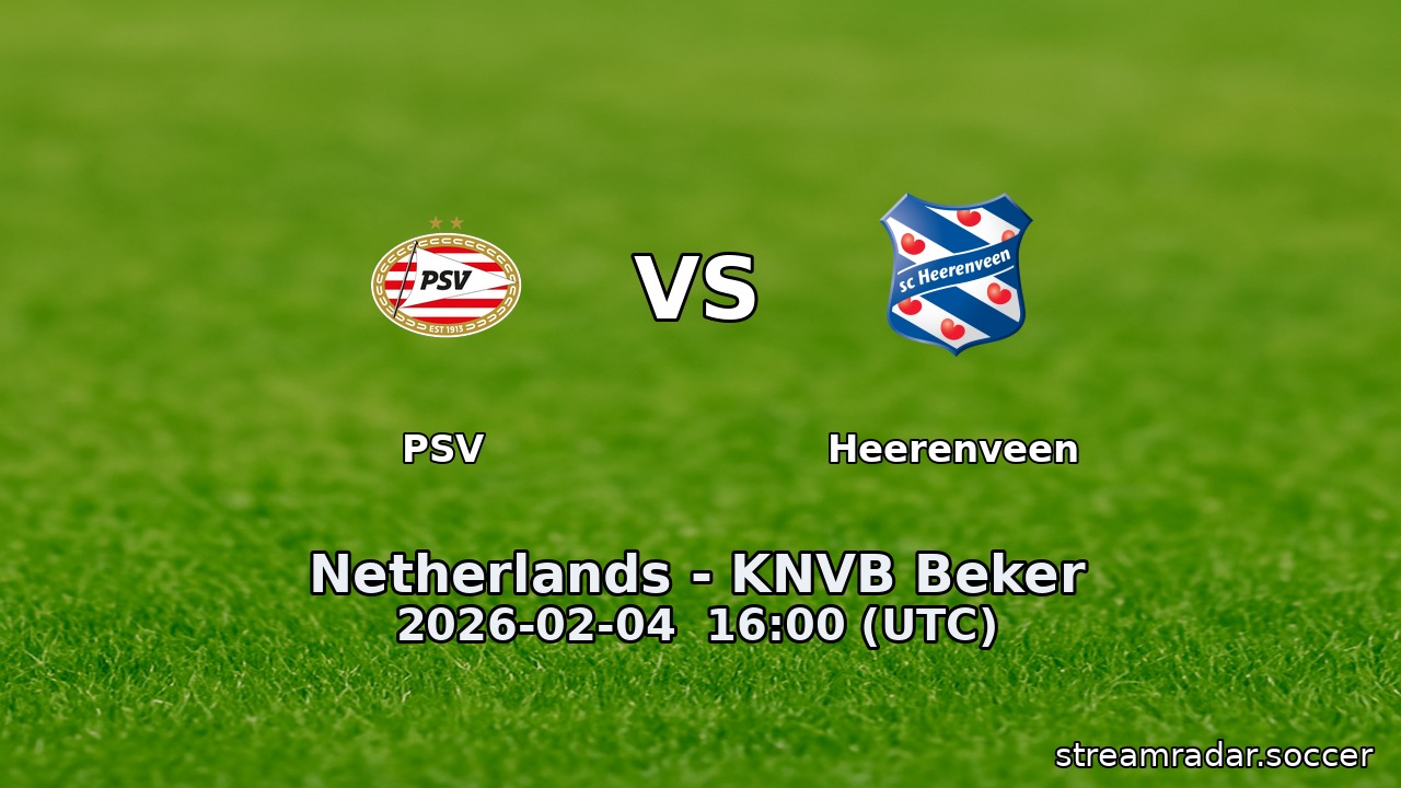 PSV vs Heerenveen