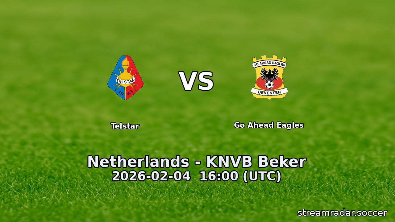 Telstar vs Go Ahead Eagles