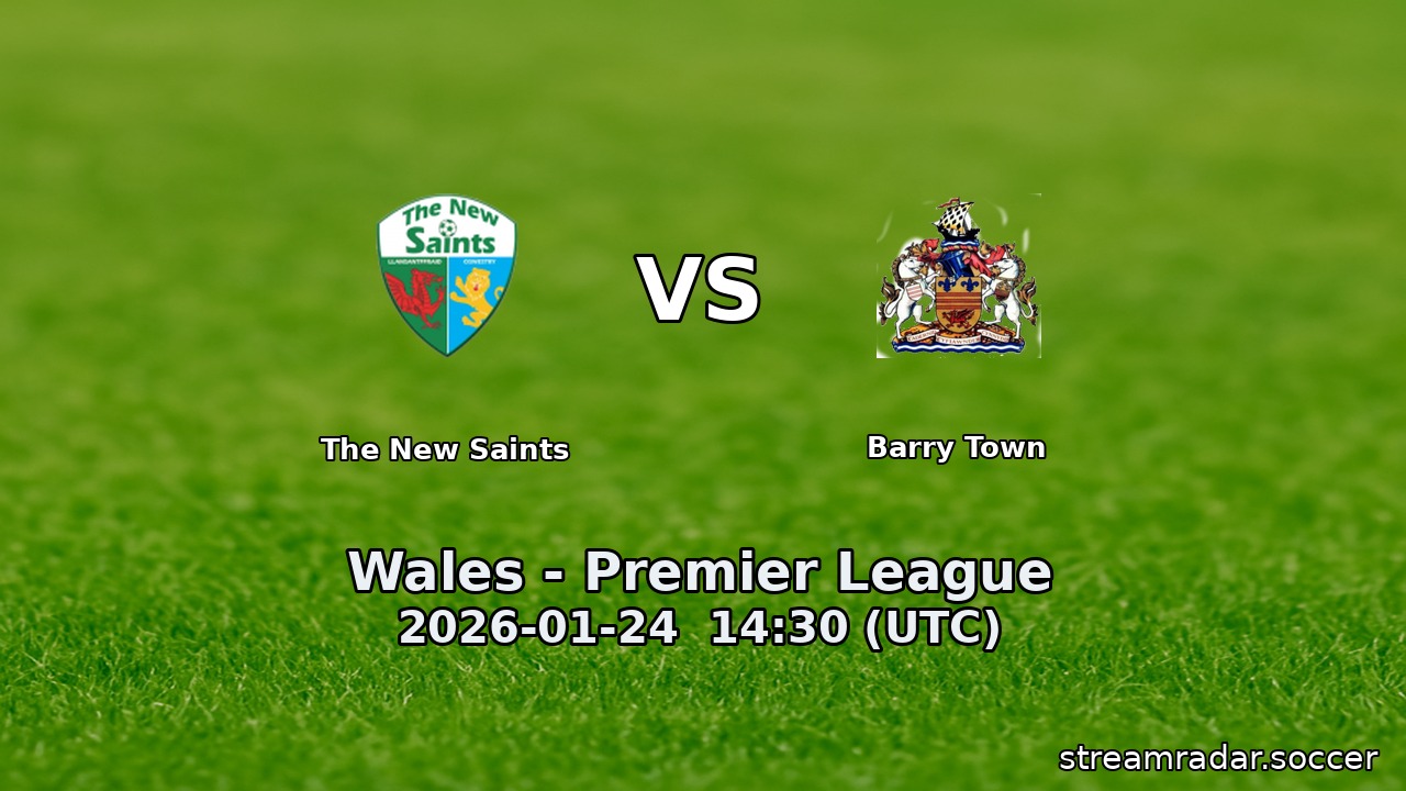 The New Saints vs Barry Town