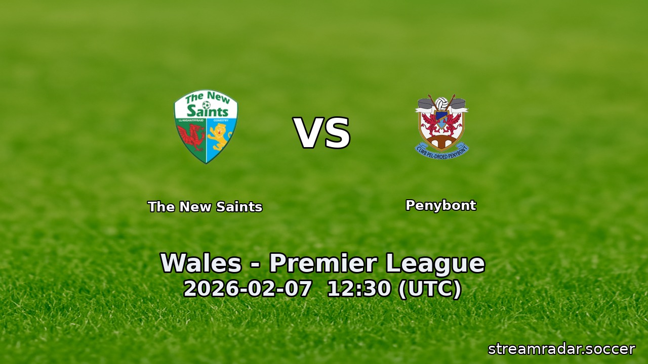 The New Saints vs Penybont