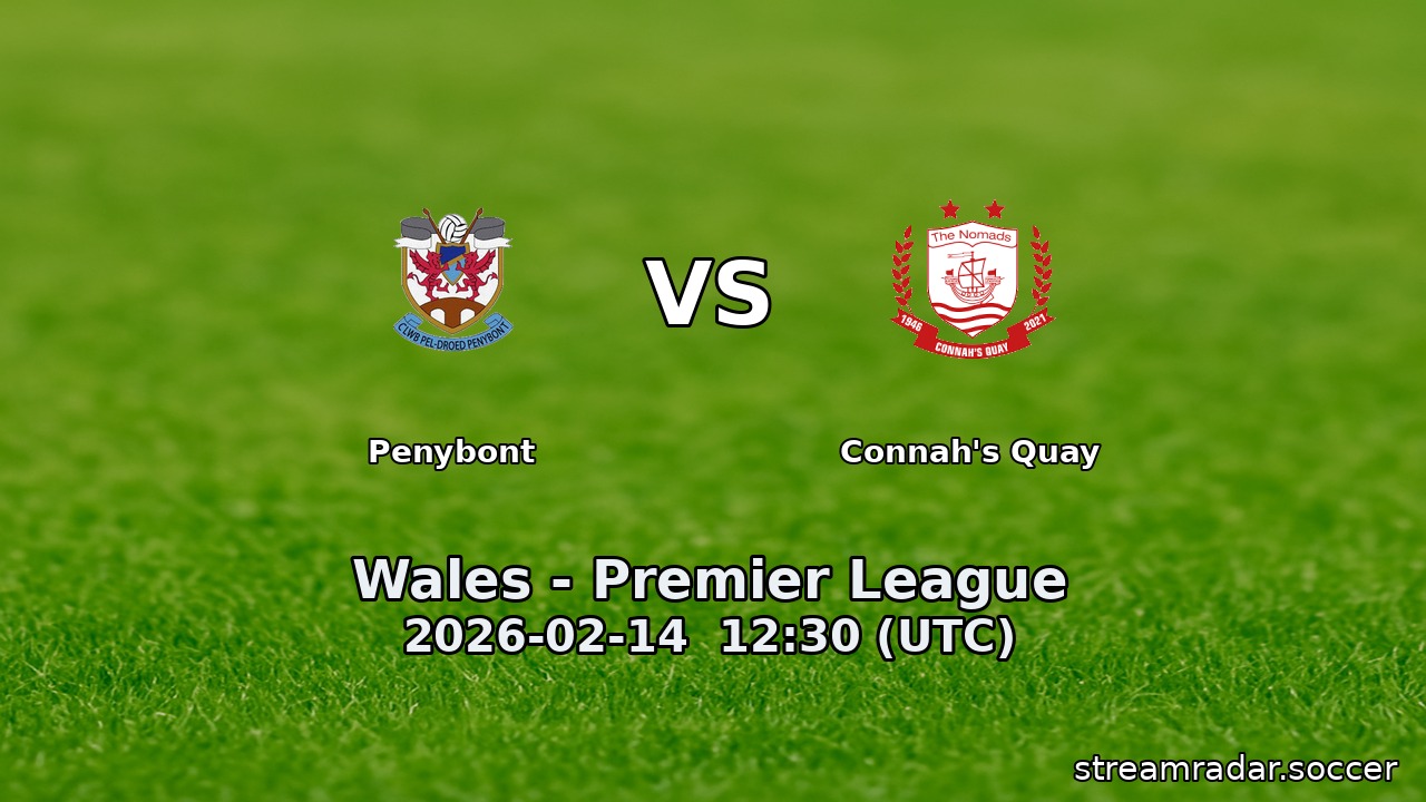Penybont vs Connah's Quay