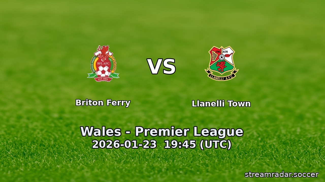 Briton Ferry vs Llanelli Town