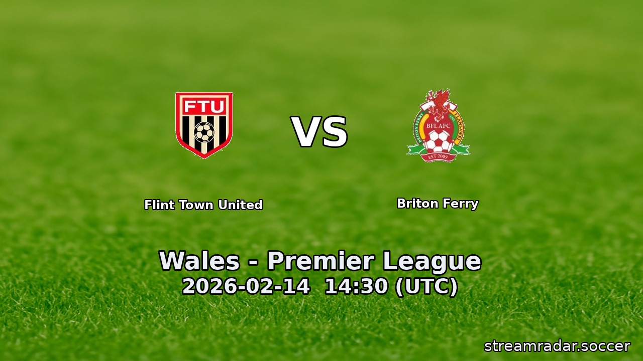 Flint Town United vs Briton Ferry