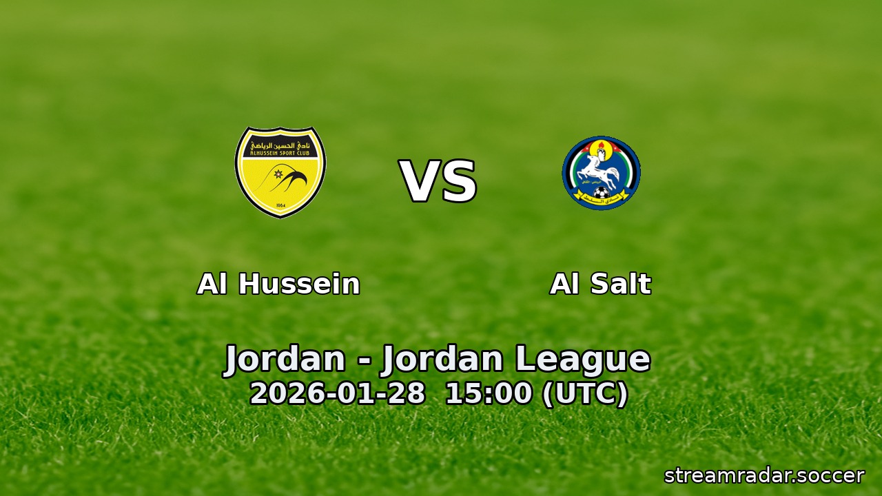 Al Hussein vs Al Salt
