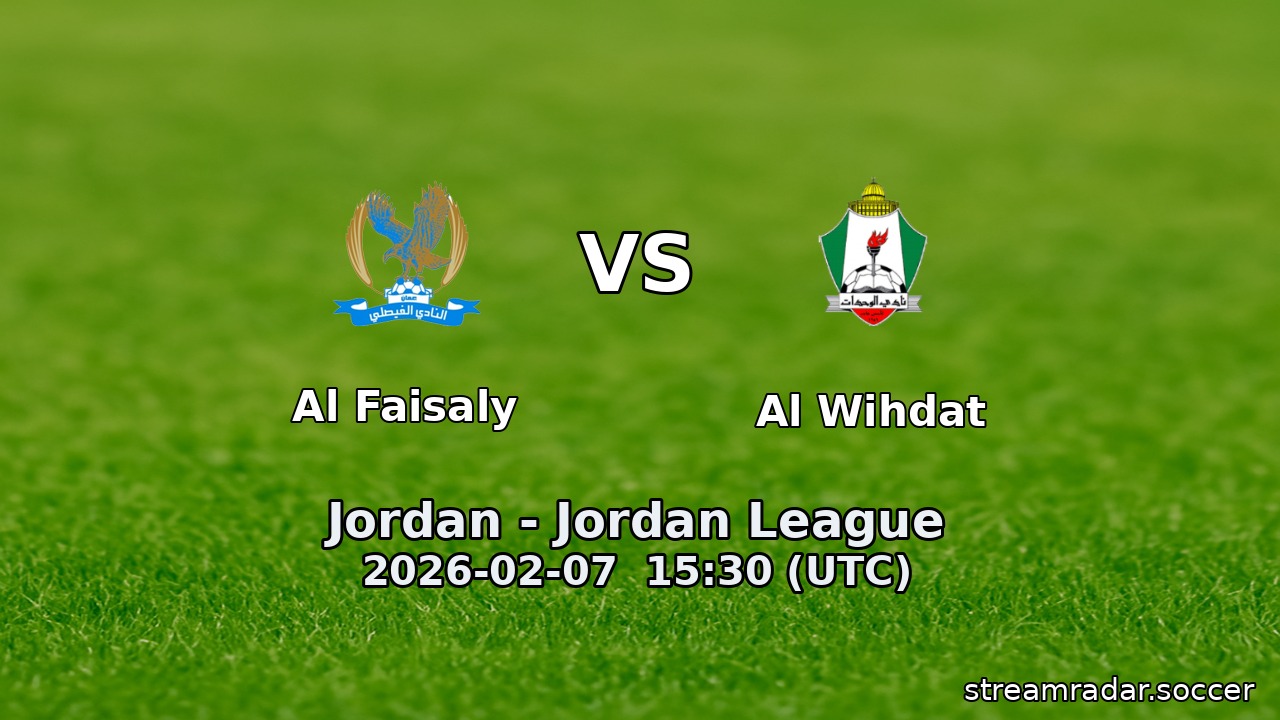 Al Faisaly vs Al Wihdat