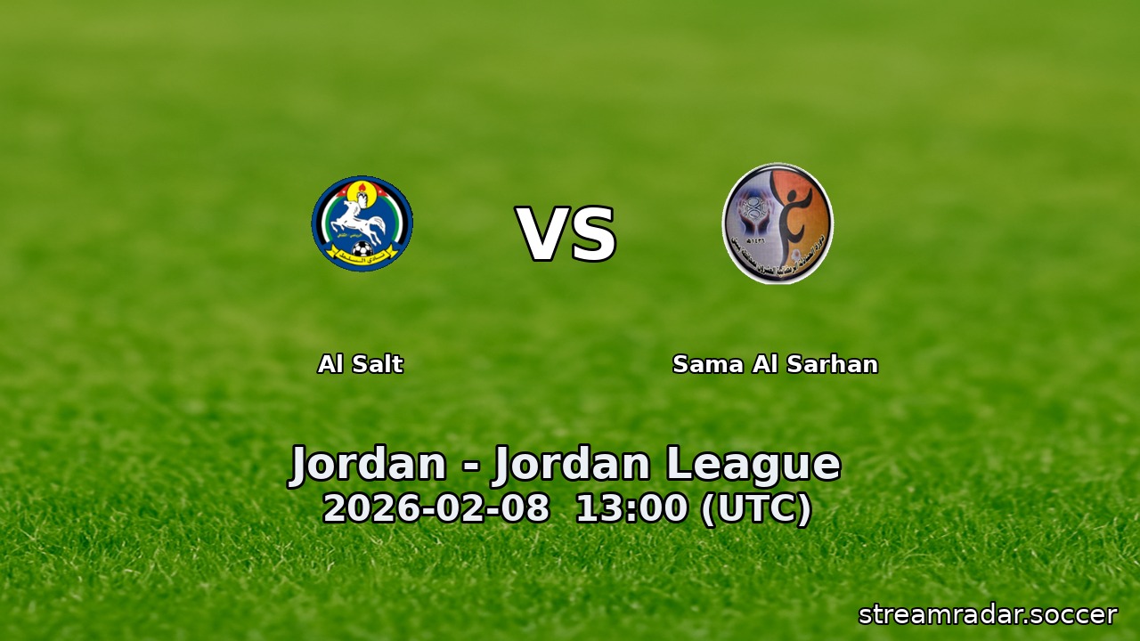 Al Salt vs Sama Al Sarhan