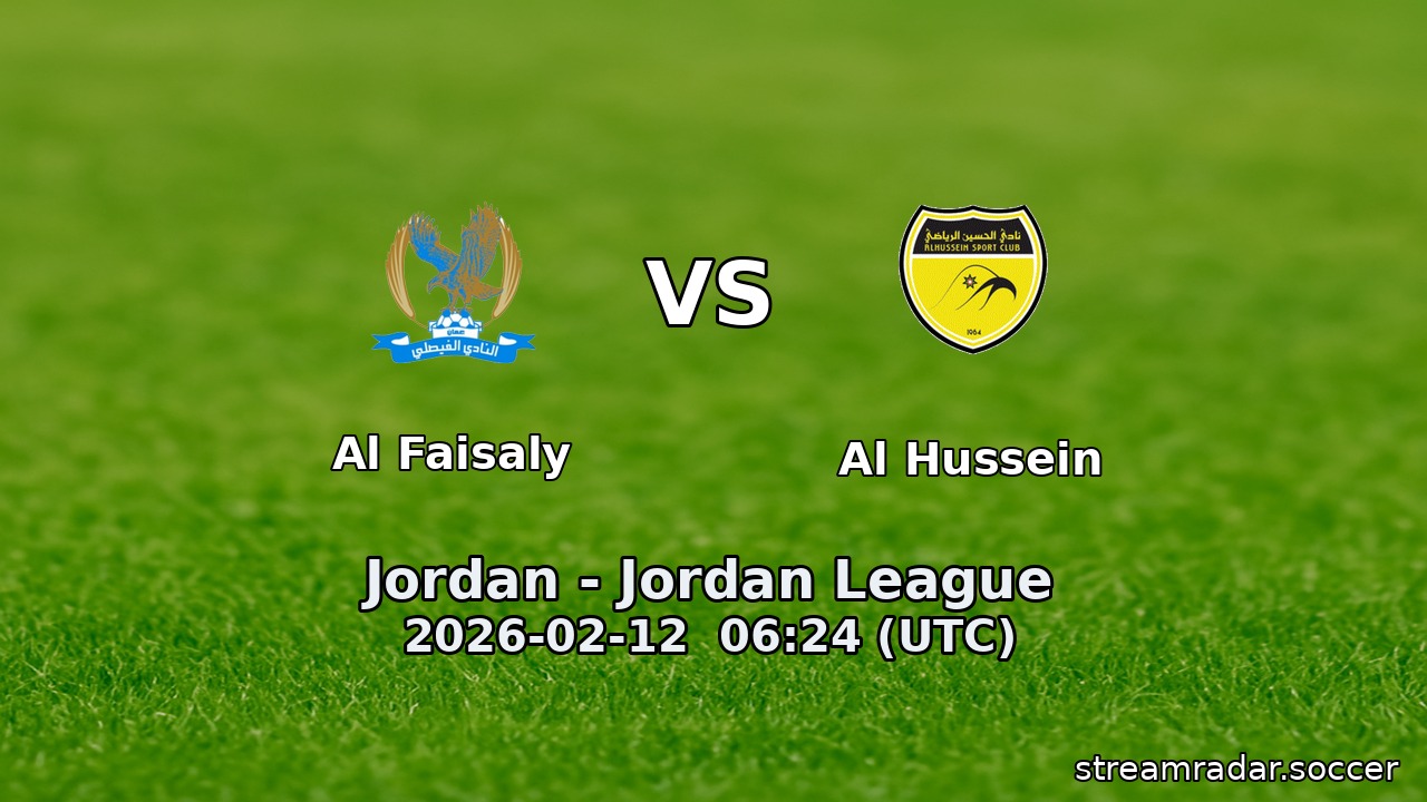 Al Faisaly vs Al Hussein