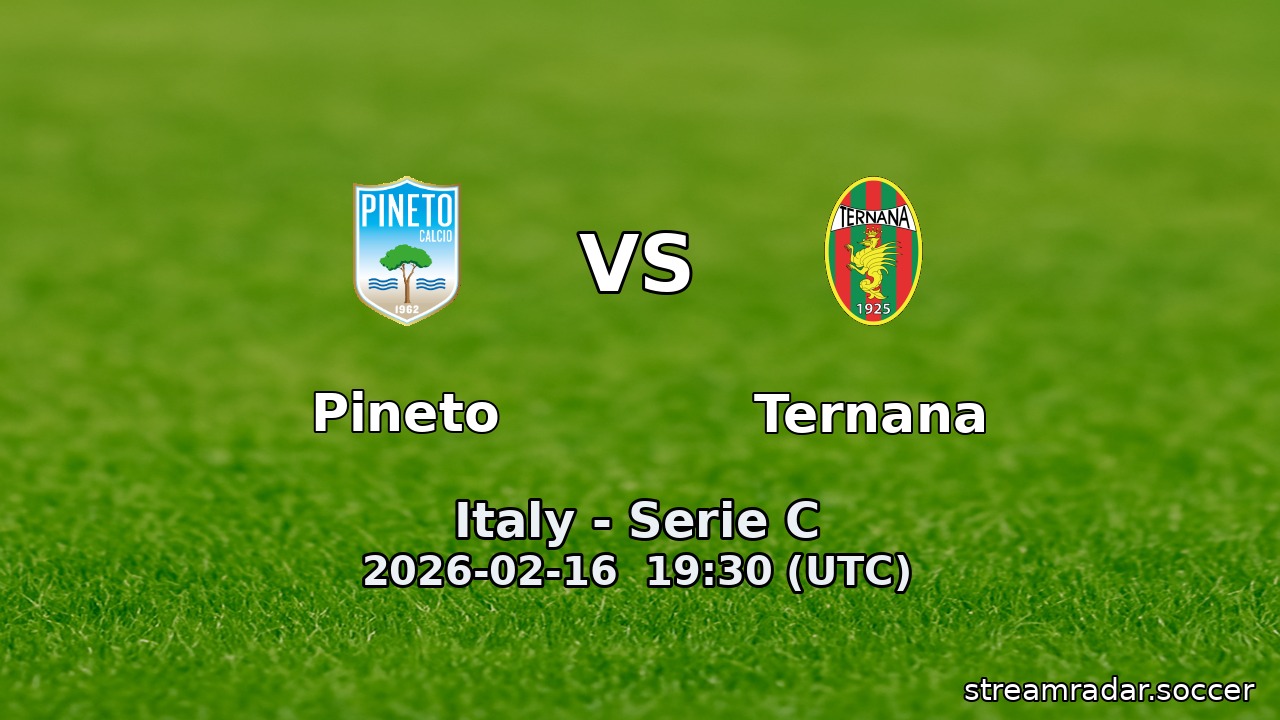 Pineto vs Ternana