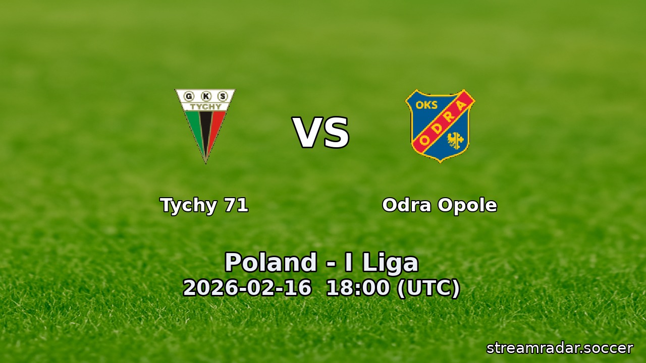 Tychy 71 vs Odra Opole