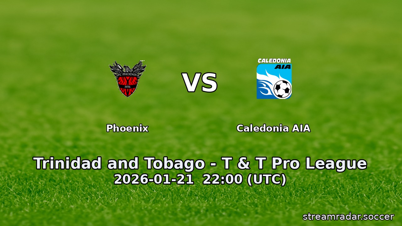 Phoenix vs Caledonia AIA