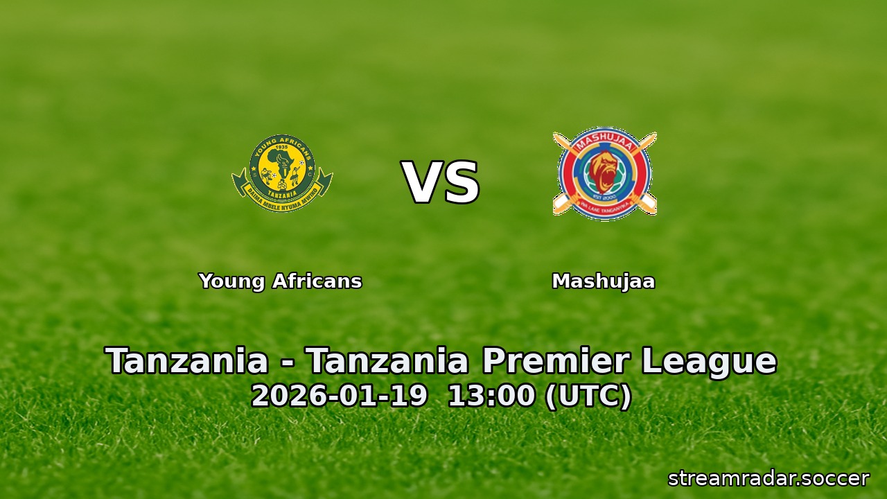 Young Africans vs Mashujaa