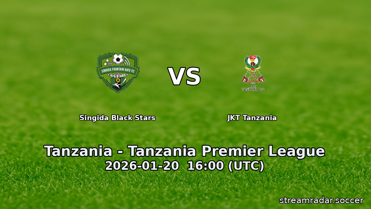 Singida Black Stars vs JKT Tanzania