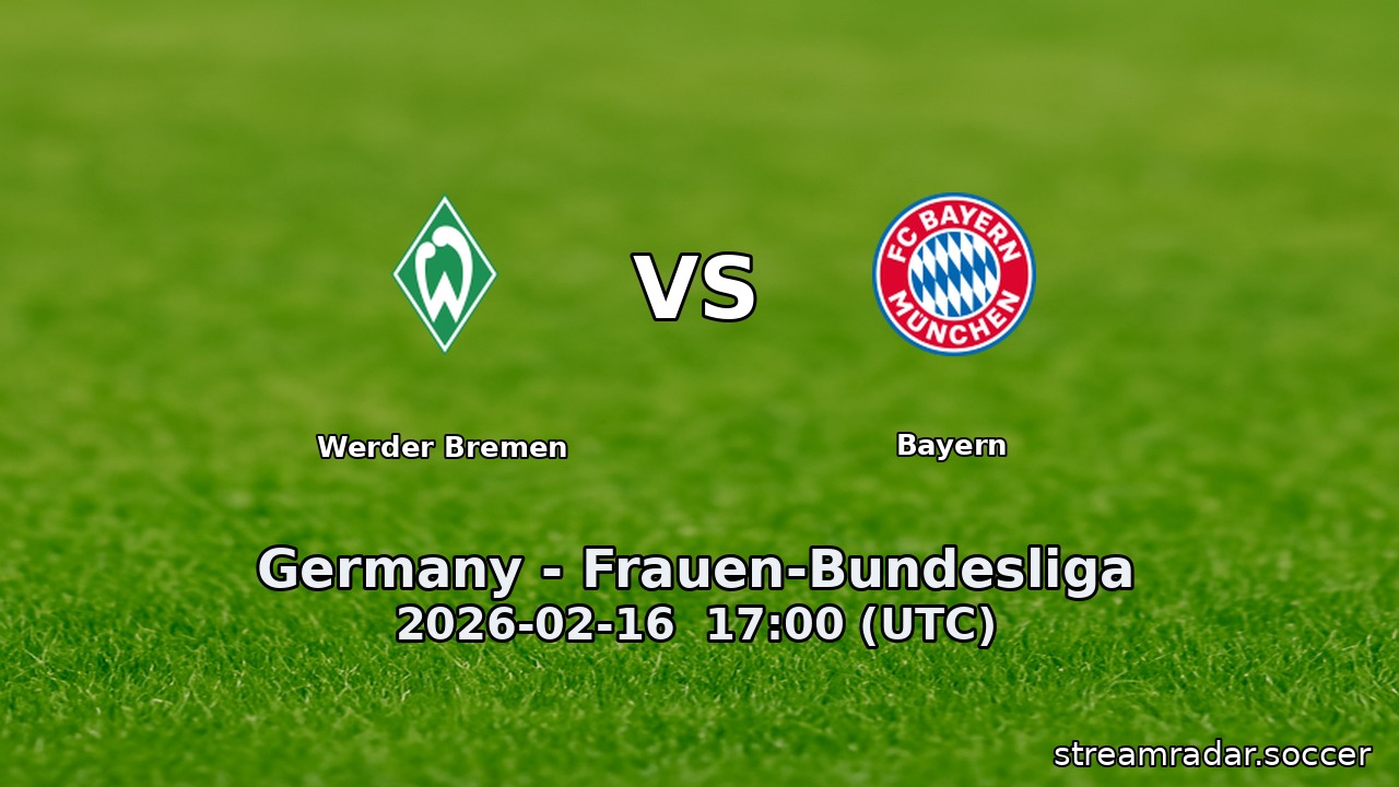 Werder Bremen vs Bayern