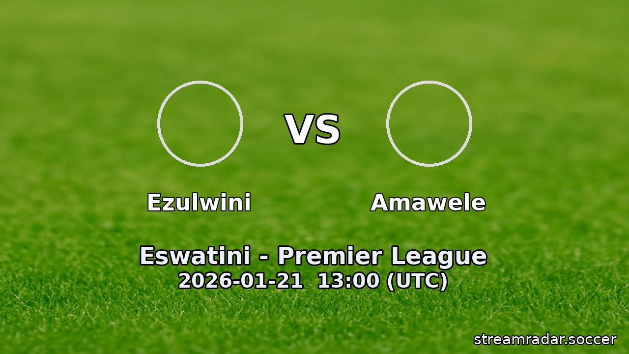 Ezulwini vs Amawele
