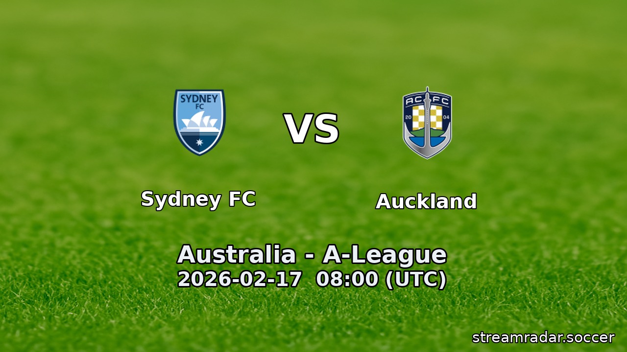 Sydney FC vs Auckland