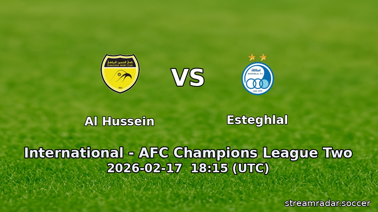 Al Hussein vs Esteghlal