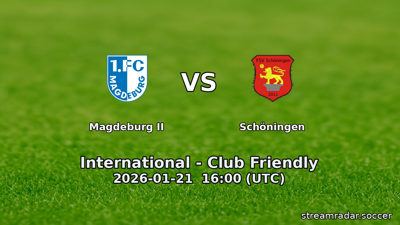 Magdeburg II vs Schöningen