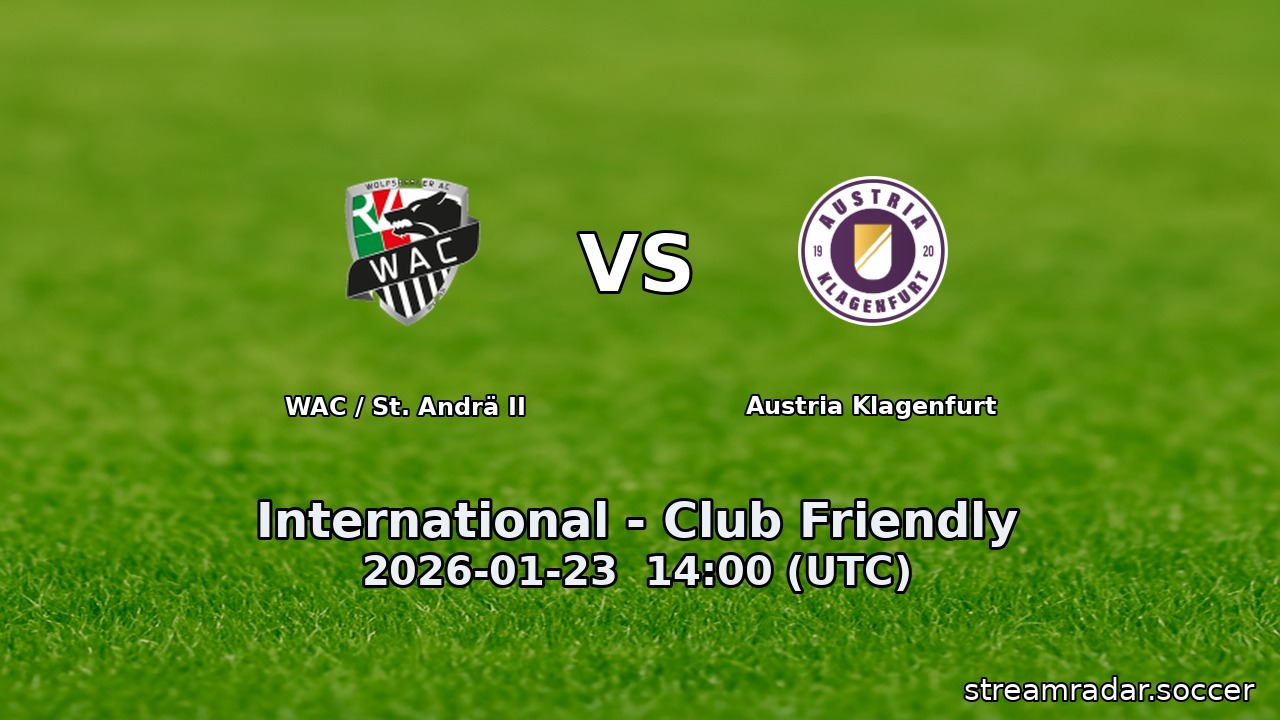 WAC / St. Andrä II vs Austria Klagenfurt