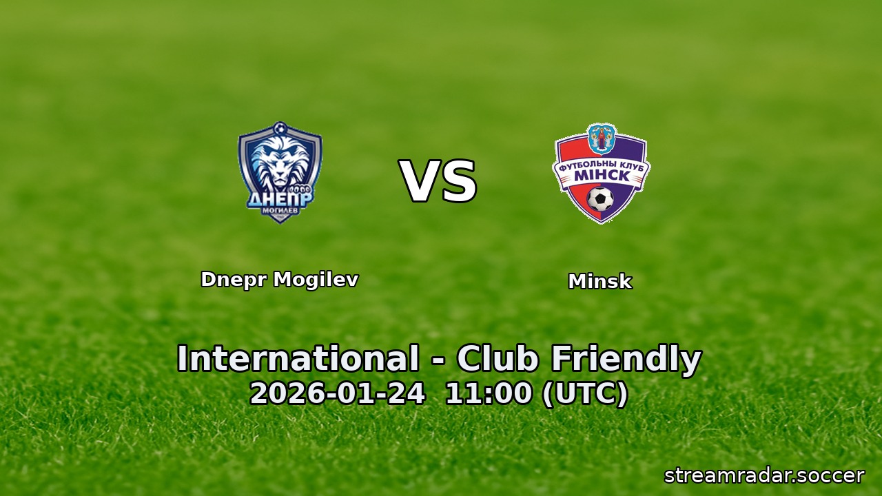 Dnepr Mogilev vs Minsk