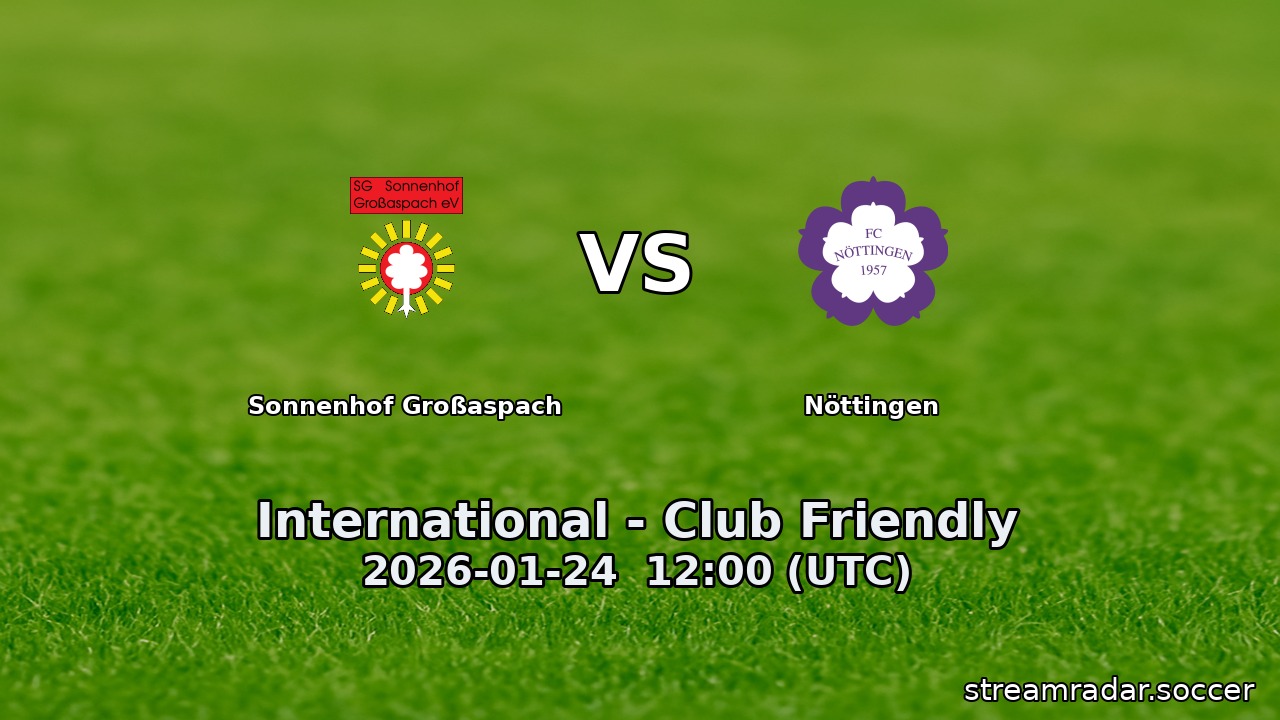 Sonnenhof Großaspach vs Nöttingen