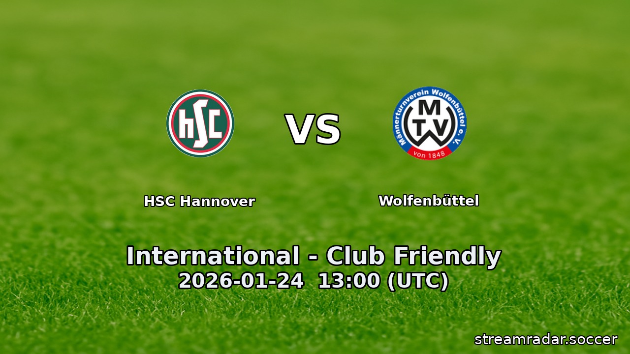 HSC Hannover vs Wolfenbüttel
