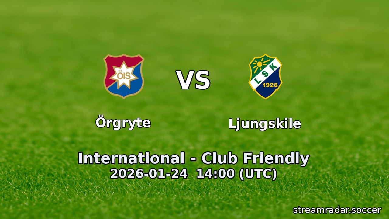 Örgryte vs Ljungskile