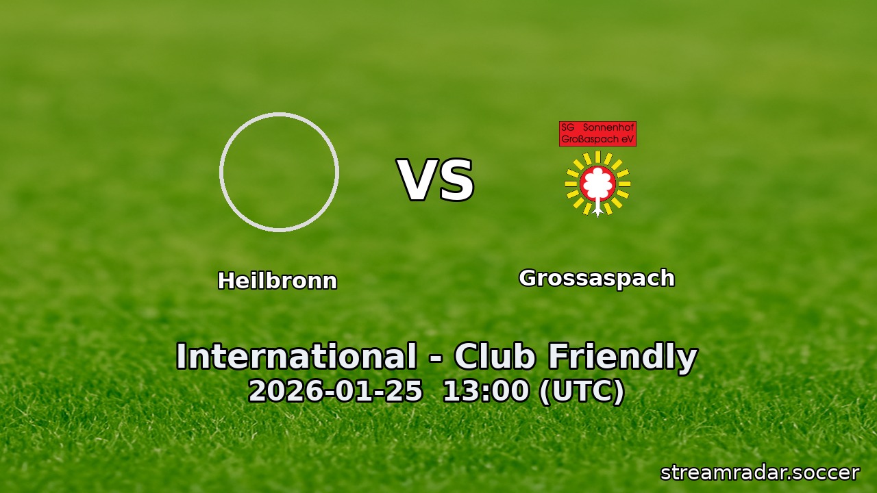 Heilbronn vs Grossaspach