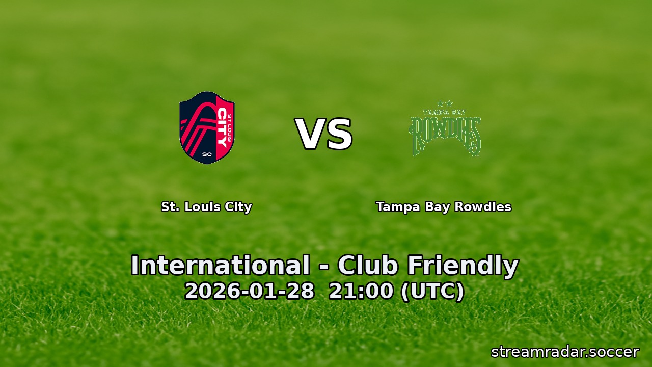 St. Louis City vs Tampa Bay Rowdies