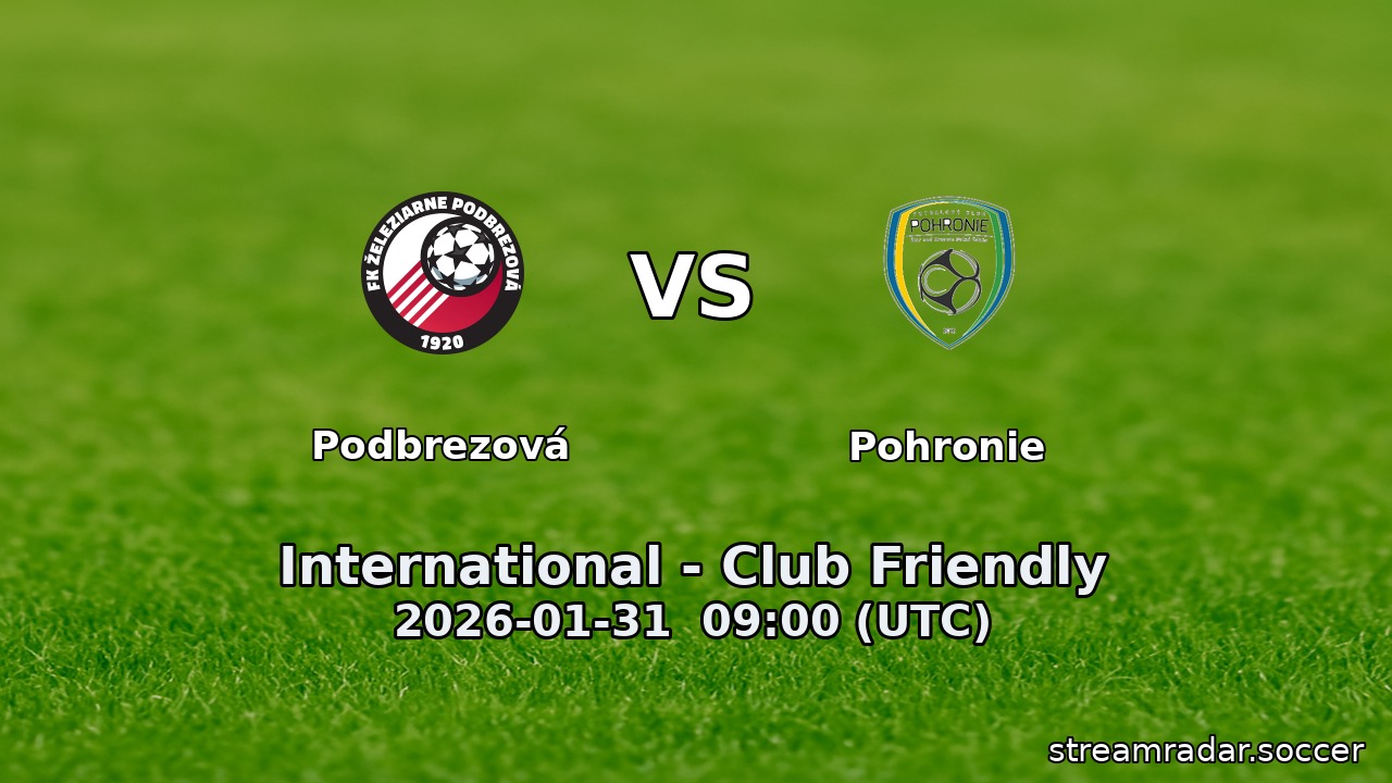 Podbrezová vs Pohronie